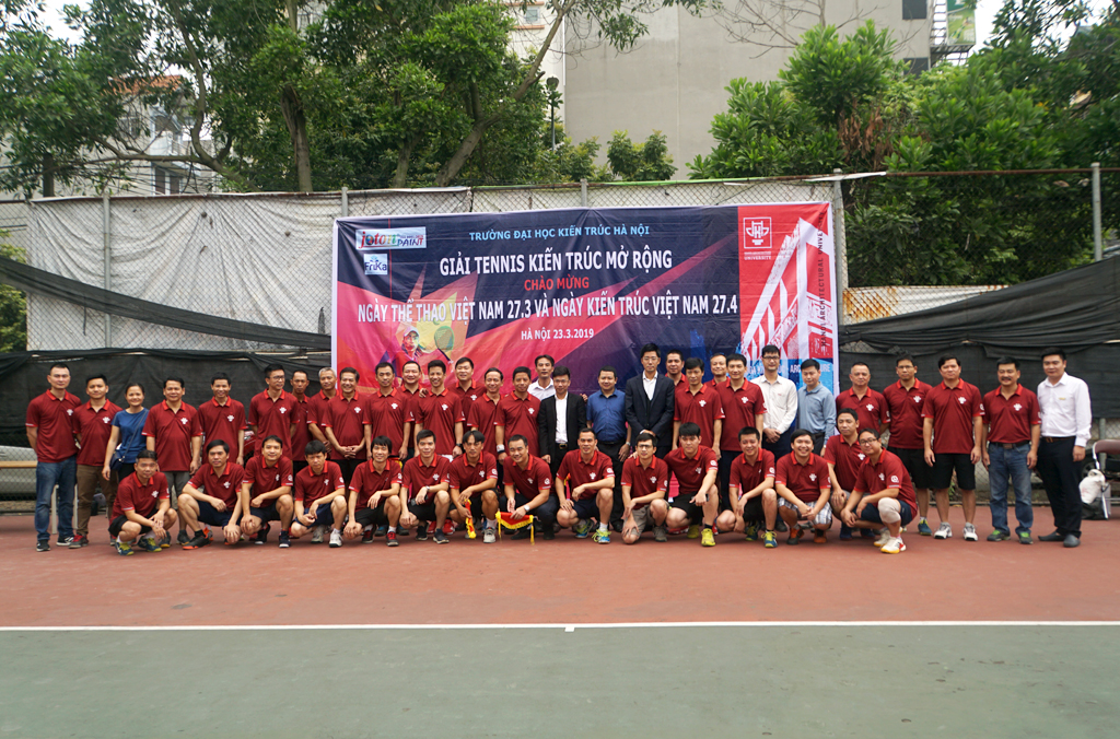 Giải tennis mở rộng 2019 Trường Đại học Kiến trúc Hà Nội
