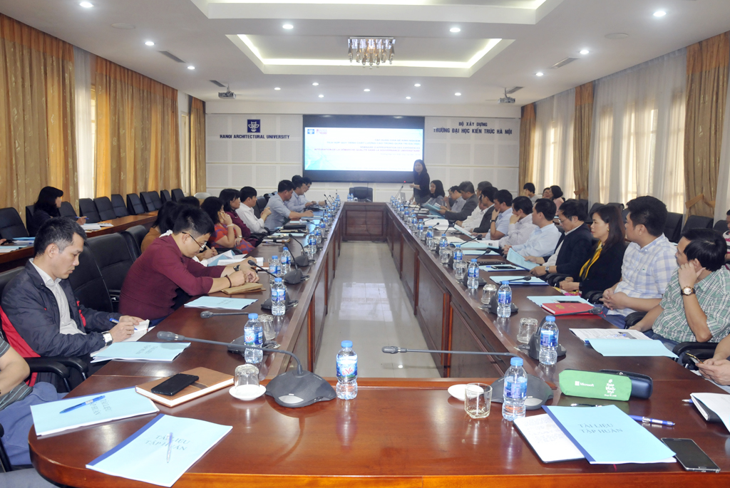 Khóa tập huấn Xây dựng chiến lược phát triển Trường Đại học Kiến trúc Hà Nội