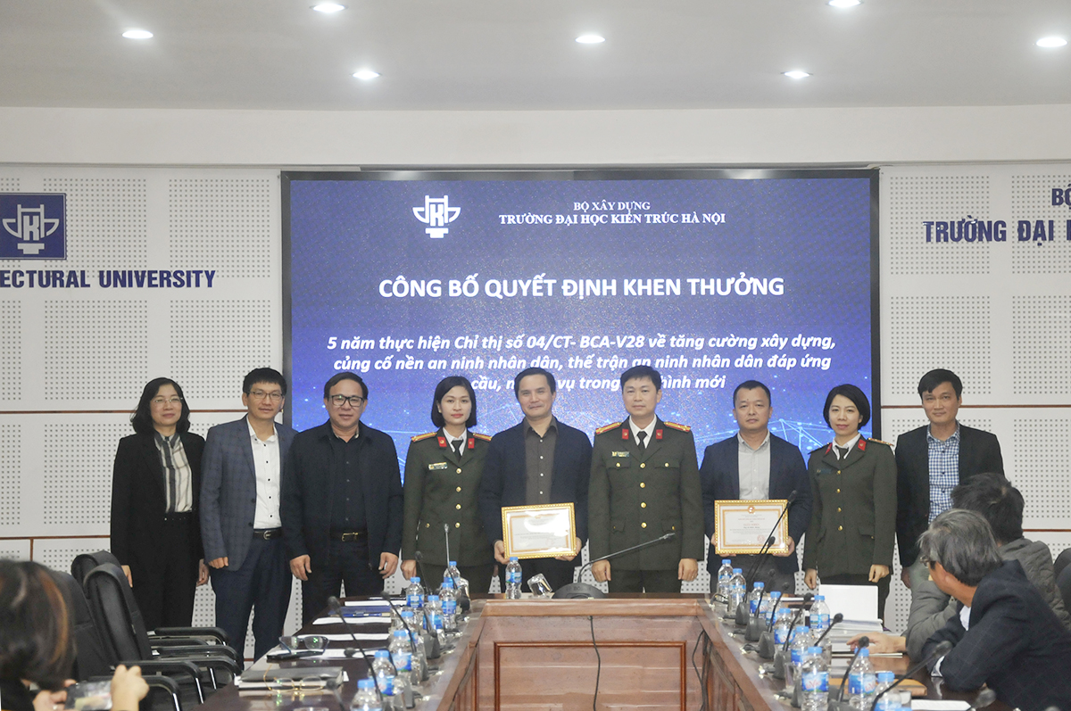 Trường Đại học Kiến trúc Hà Nội: Tiếp tục thực hiện có hiệu quả các Chỉ thị của Bộ Công an về phong trào toàn dân bảo vệ an ninh Tổ quốc