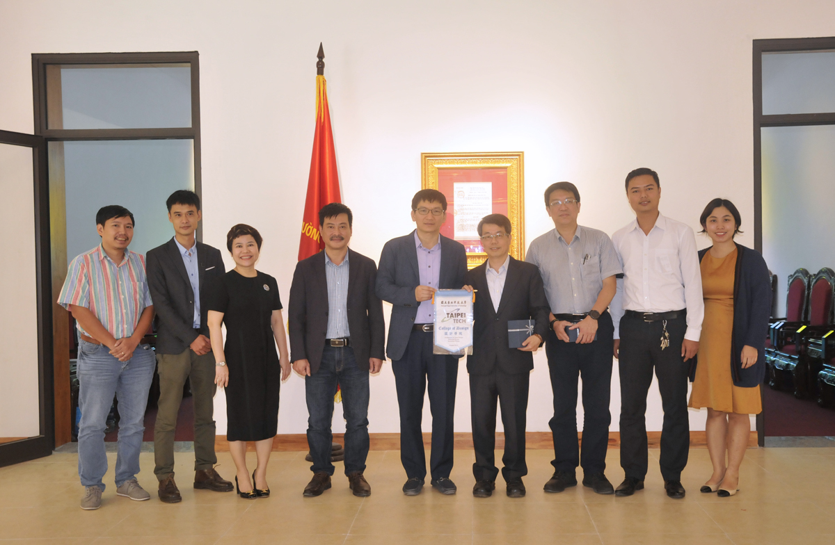 Tiếp và làm việc với đoàn Trường Đại học Công nghệ Quốc gia Đài Bắc