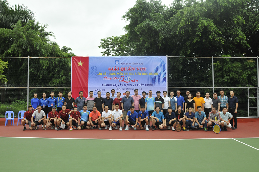 Giải Tennis chào mừng kỷ niệm 50 năm thành lập Trường Đại học Kiến trúc Hà Nội
