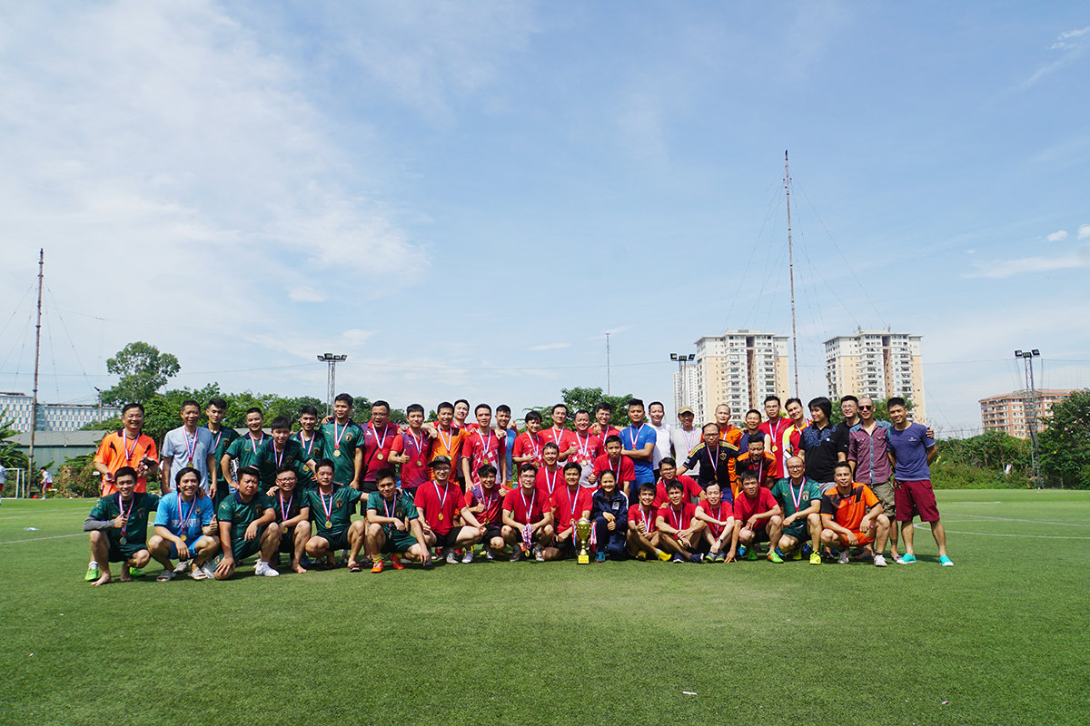 Giải bóng đá nam cán bộ, giảng viên chào mừng Đại hội Đảng bộ Trường Đại học Kiến trúc Hà Nội lần thứ XVIII nhiệm kỳ 2020 - 2025