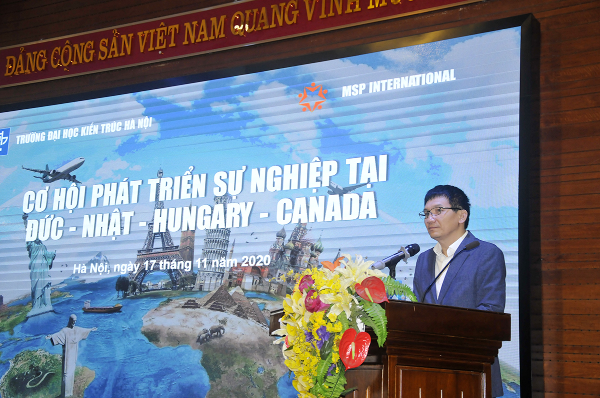 Hội thảo “Cơ hội thực tập, việc làm và phát triển sự nghiệp tại Đức, Nhật, Canada và Hungary”