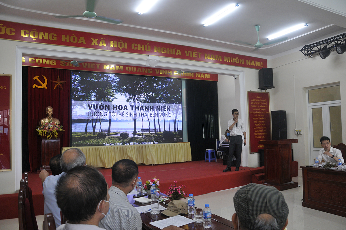 Báo cáo triển khai thực hiện đề tài “Nghiên cứu cải tạo các vườn hoa công viên trong khu vực nội đô lịch sử có sự tham gia của cộng đồng”