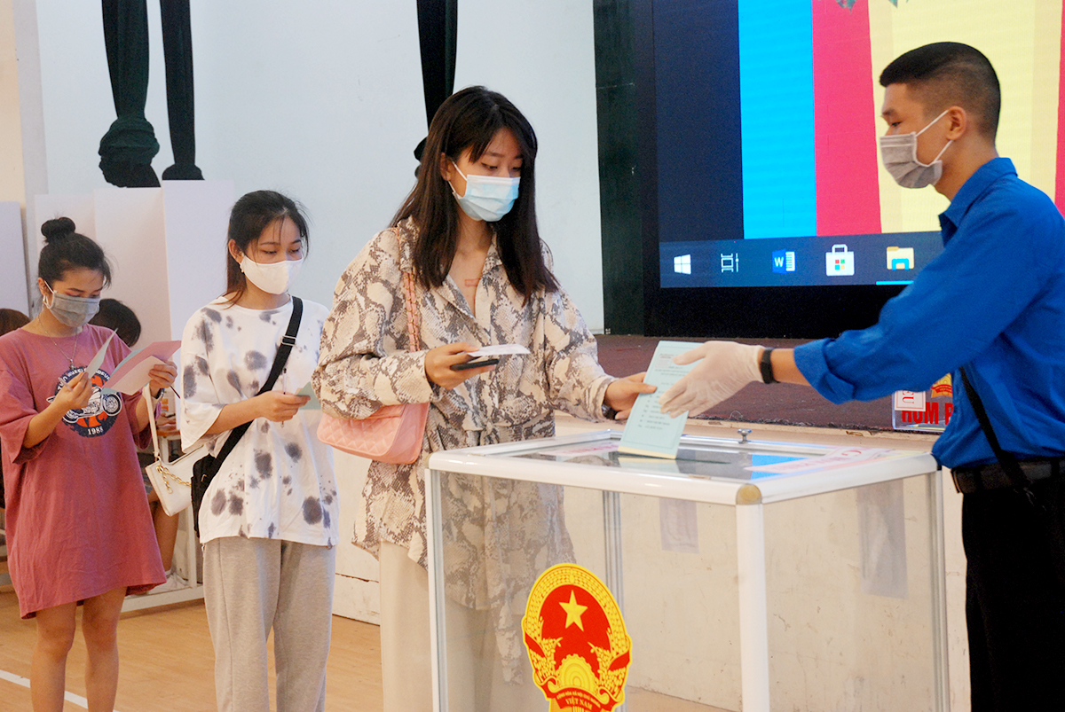 Trường Đại học Kiến trúc Hà Nội bầu cử đại biểu Quốc hội khóa XV và đại biểu HĐND các cấp nhiệm kỳ 2021 - 2026