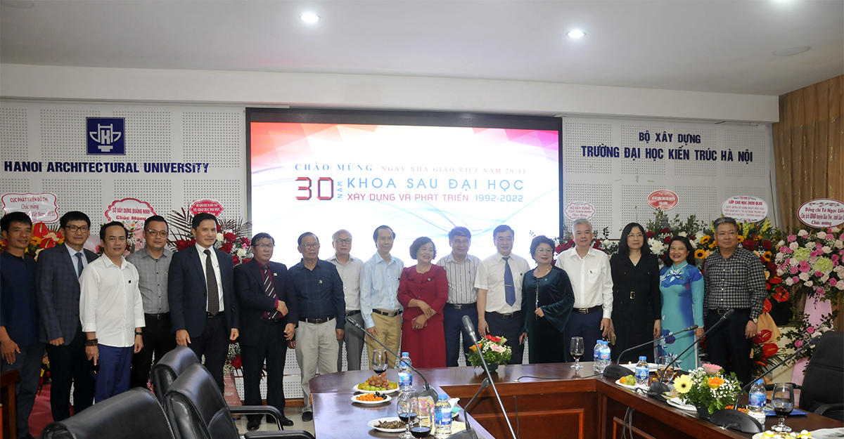 Khoa Sau Đại học Trường Đại học Kiến trúc Hà Nội - 30 năm xây dựng và phát triển