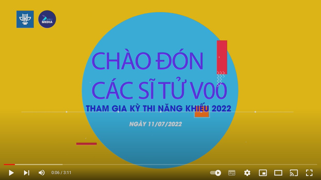 Toàn cảnh thi năng khiếu khối V00