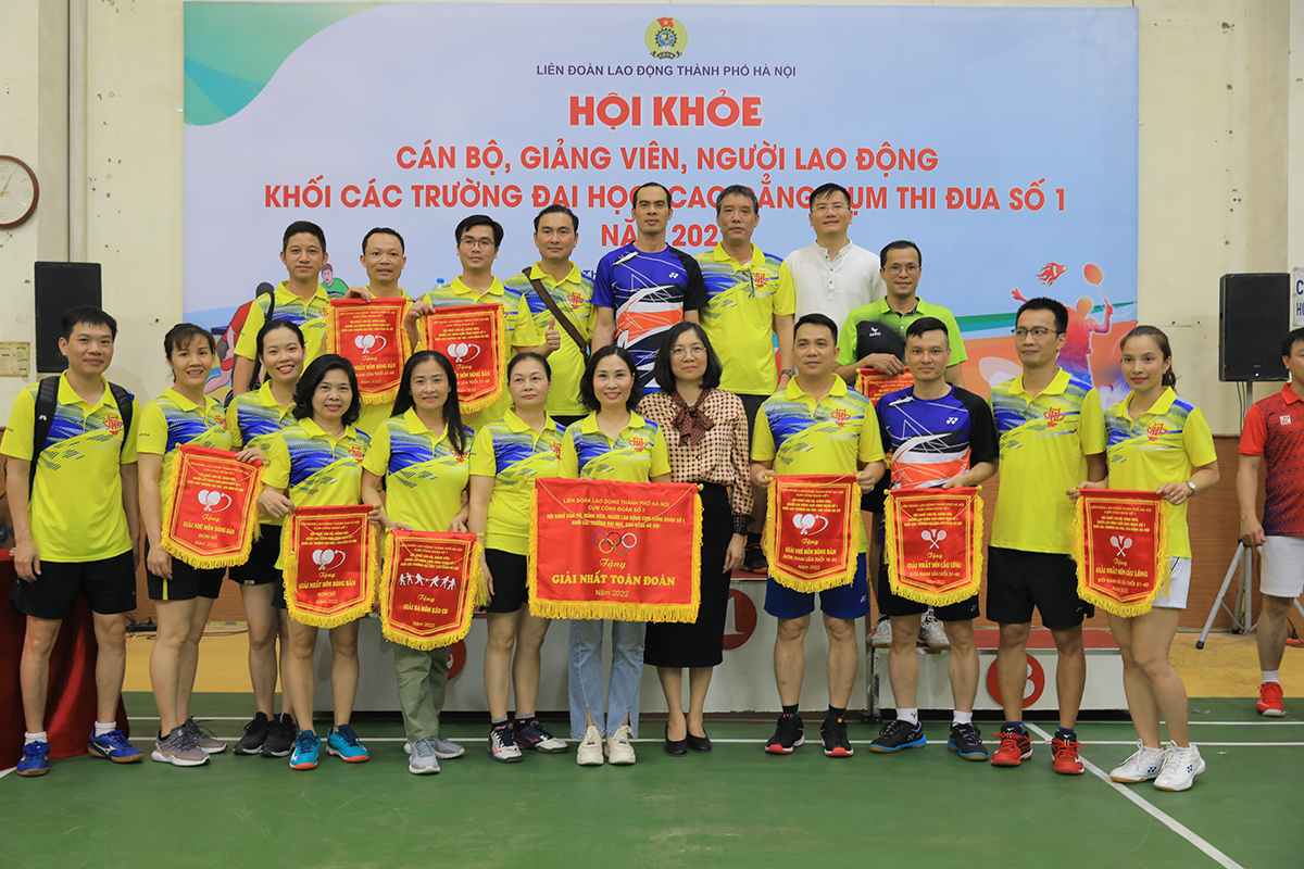 Đại học Kiến trúc Hà Nội xuất sắc giành giải Nhất toàn đoàn Hội khỏe Cụm thi đua số 1 Khối các Trường Đại học, Cao đẳng Thành phố Hà Nội