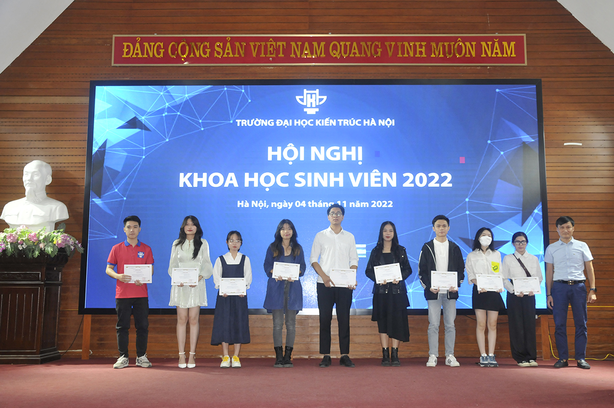 Hội nghị khoa học sinh viên Trường Đại học Kiến trúc Hà Nội năm 2022