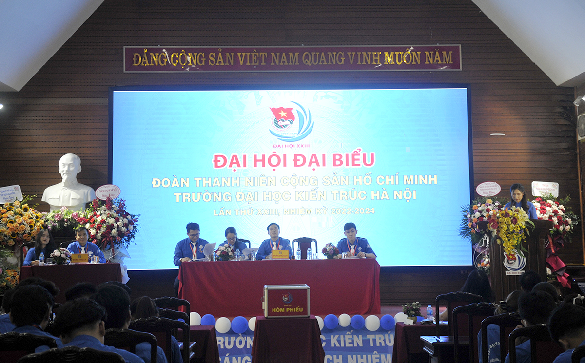 Đại hội Đại biểu Đoàn TNCS Hồ Chí Minh Trường Đại học Kiến trúc Hà Nội Lần thứ 23, Nhiệm kỳ 2022-2024