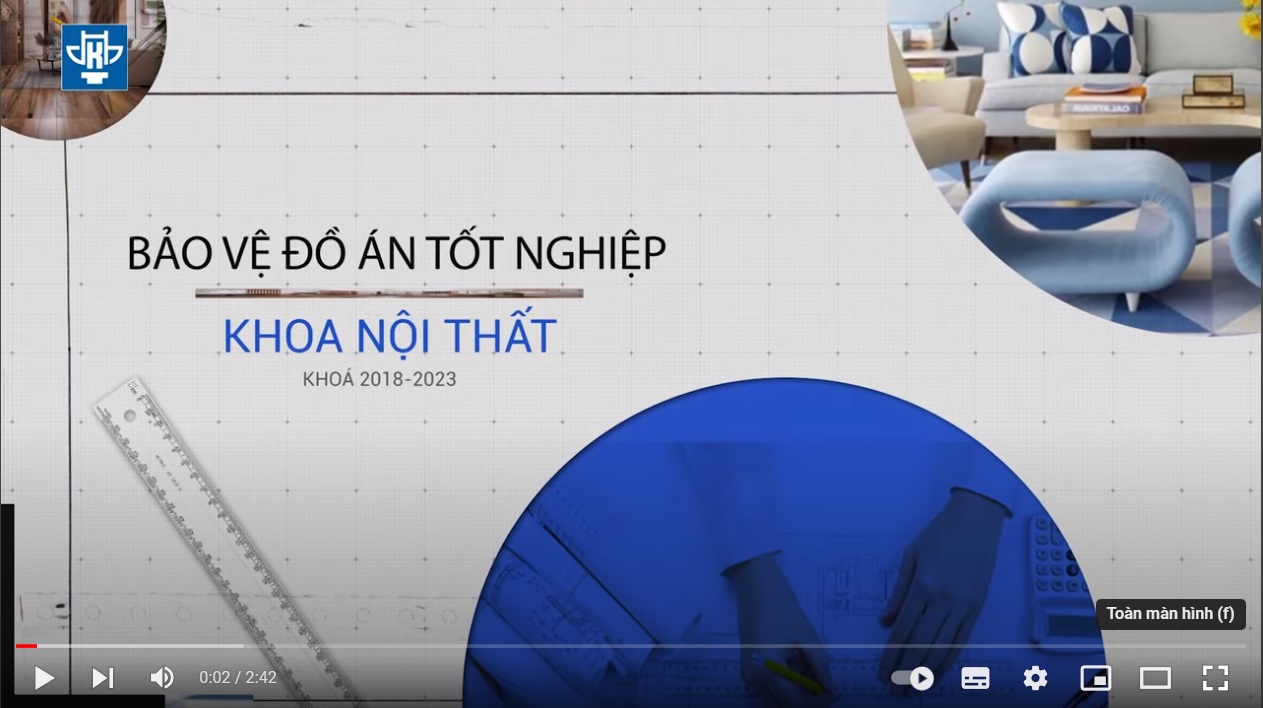 Lễ bảo vệ đồ án tốt nghiệp của sinh viên nội thất HAU