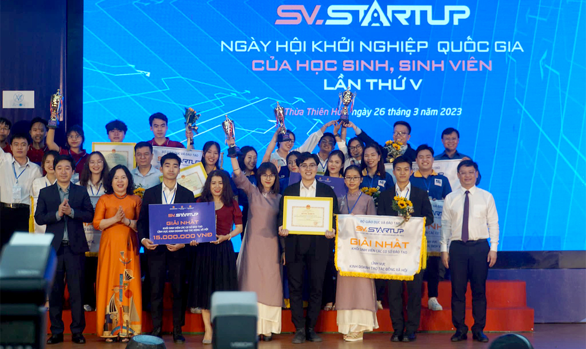 Sinh viên Trường Đại học Kiến trúc Hà Nội xuất sắc giành giải Nhất tại Ngày hội Khởi nghiệp Quốc gia của học sinh, sinh viên SV_STARTUP 2023