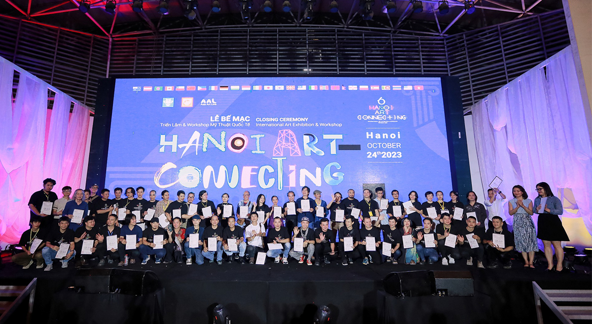 Trường Đại học Kiến trúc Hà Nội tổ chức lễ bế mạc Hanoi Art Connecting 6