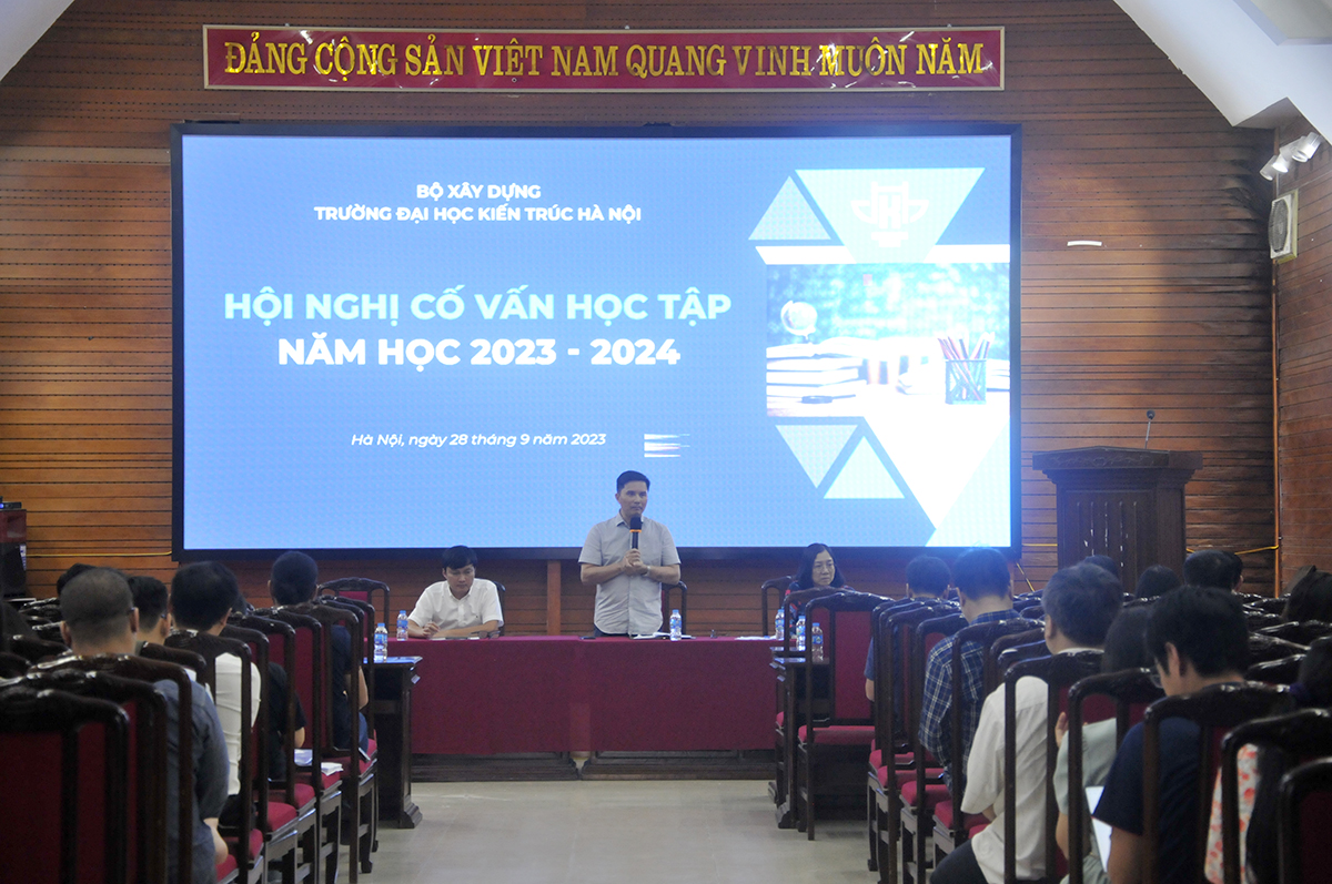 Hội nghị cố vấn học tập năm học 2023 - 2024