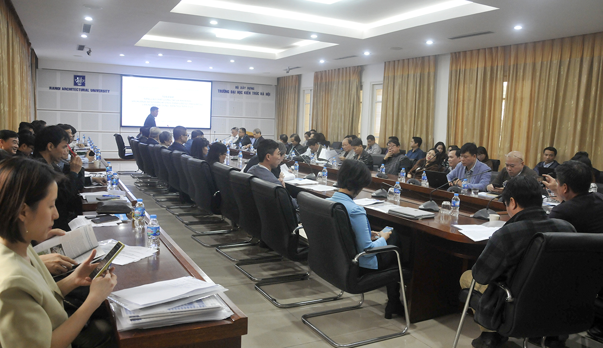 Toạ đàm nâng cao chất lượng tạp chí khoa học và chuẩn bị hồ sơ đăng ký chức danh Giáo sư, Phó Giáo sư khối ngành Xây dựng - Kiến trúc năm 2023