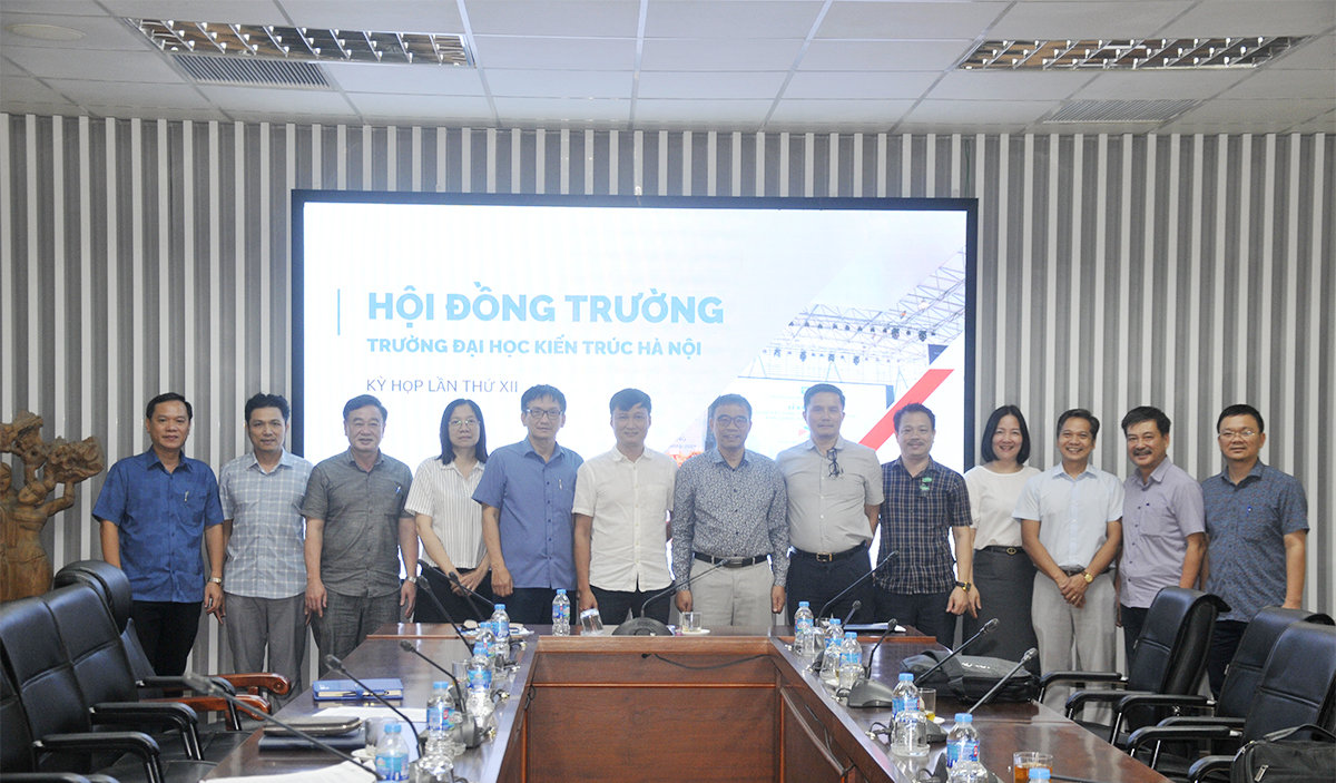 Kỳ họp quý III/2024 của Hội đồng trường Trường Đại học Kiến trúc Hà Nội, nhiệm kỳ 2022-2027