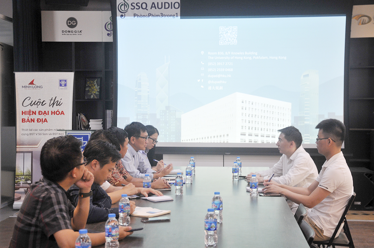 Trường Đại học Kiến trúc Hà Nội tiếp và làm việc với Giáo sư đến từ Đại học Hongkong
