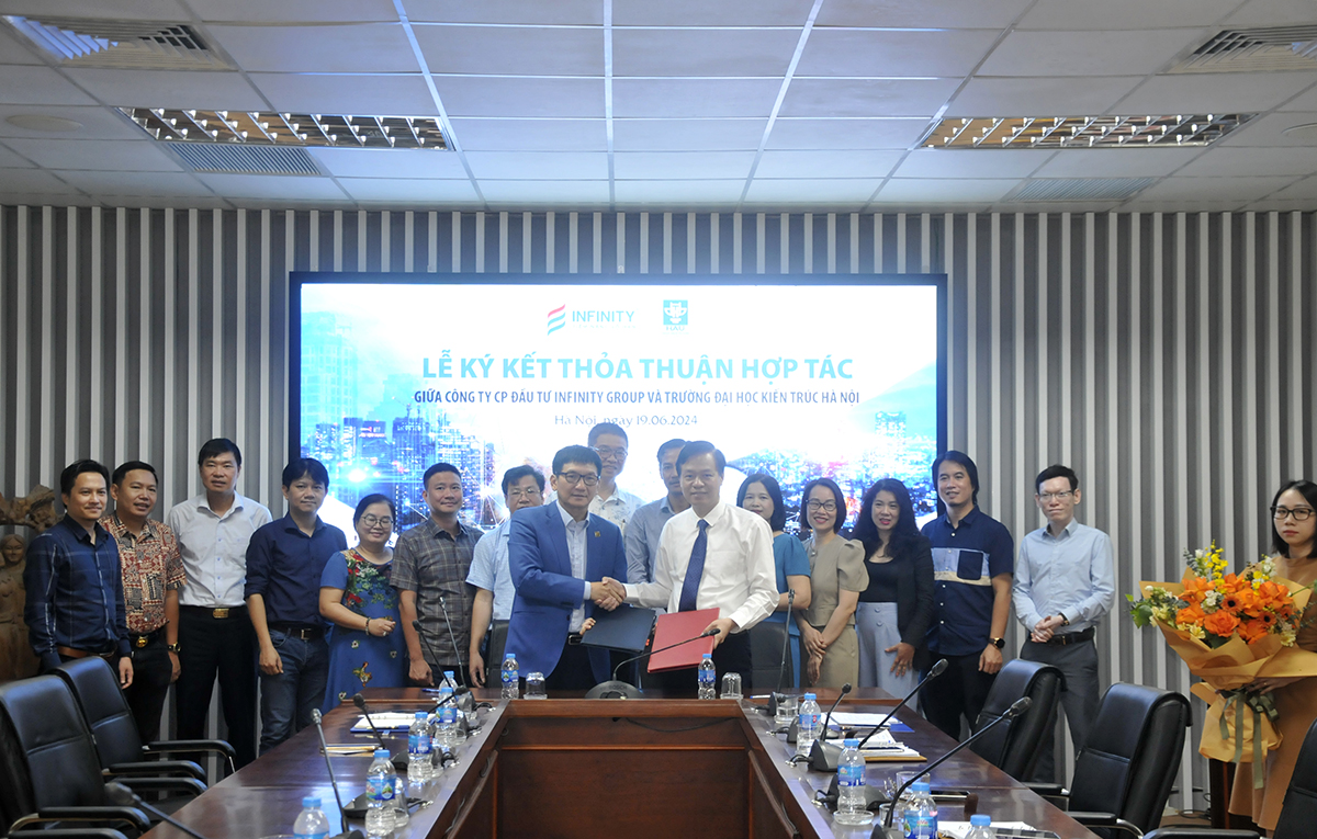 Nhiều cơ hội thực tập và làm việc cho sinh viên Trường Đại học Kiến trúc Hà Nội tại tập đoàn Infinity Group