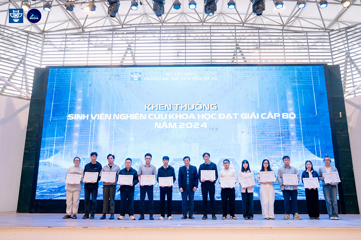 Trường Đại học Kiến trúc Hà Nội tổ chức Hội nghị Nghiên cứu khoa học sinh viên 2025 và Lễ trao Giải thưởng Sinh viên nghiên cứu khoa học năm 2025