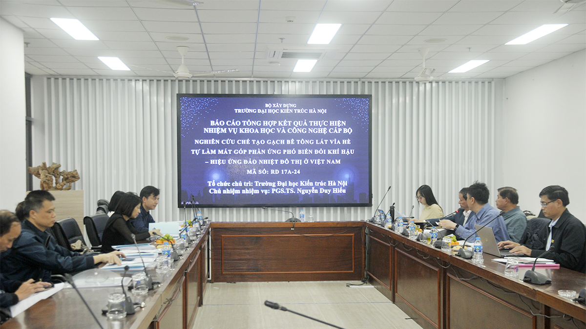 Nghiệm thu cơ sở kết quả thực hiện nhiệm vụ khoa học và công nghệ: 