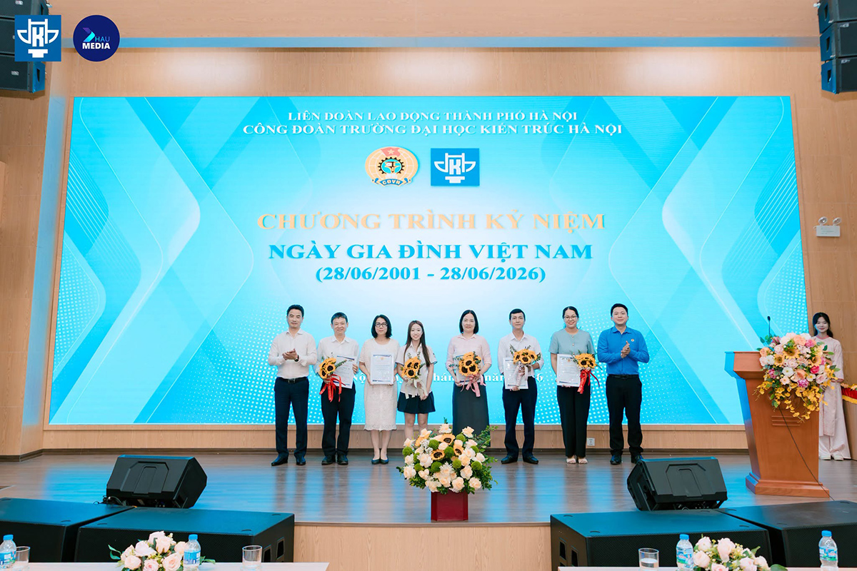 Công đoàn Trường Đại học Kiến trúc Hà Nội tổ chức Chương trình kỷ niệm Ngày Gia đình Việt Nam 2026
