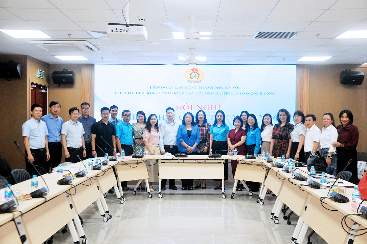 Hội nghị triển khai công tác Công đoàn năm 2026 - Khối thi đua số 4 (LĐLĐ TP. Hà Nội)