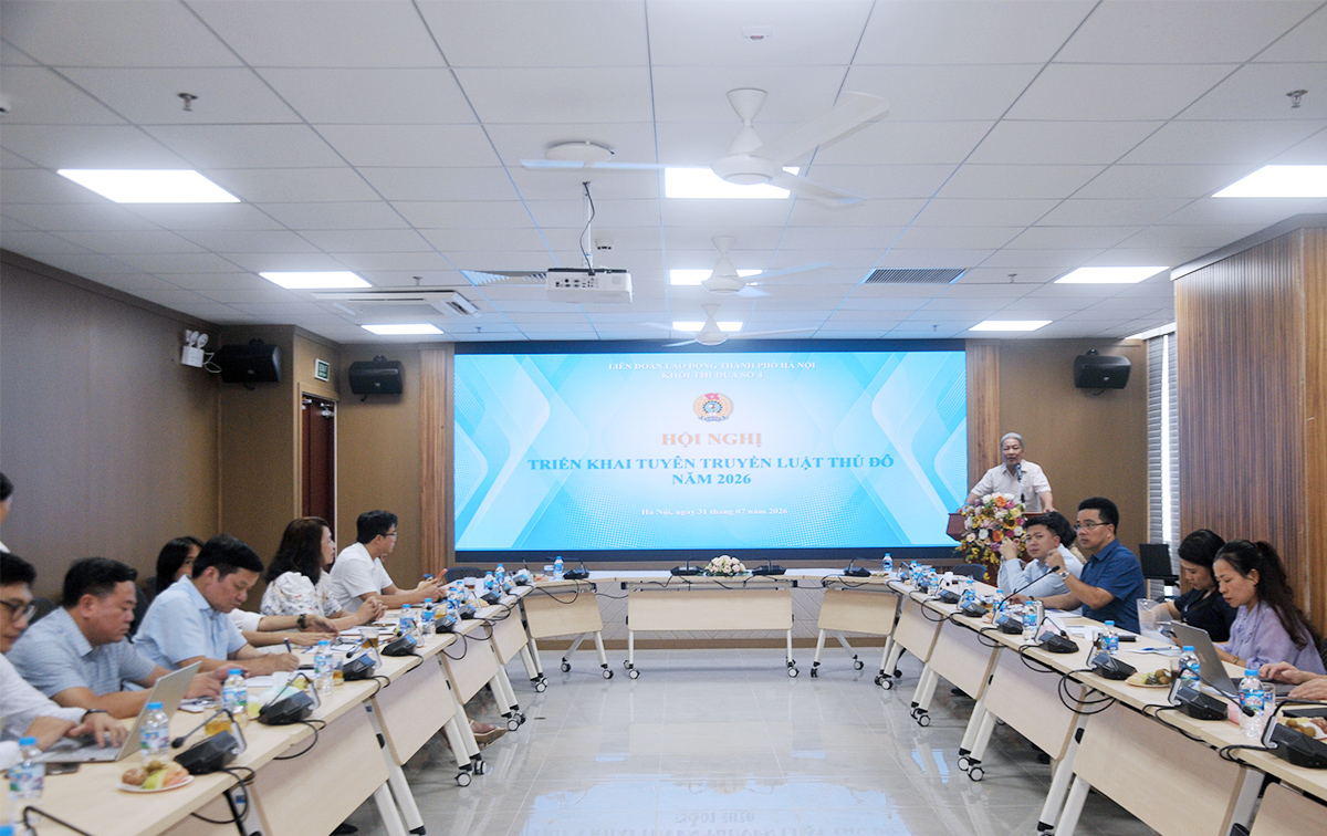 Hội nghị triển khai tuyên truyền Luật Thủ đô năm 2026