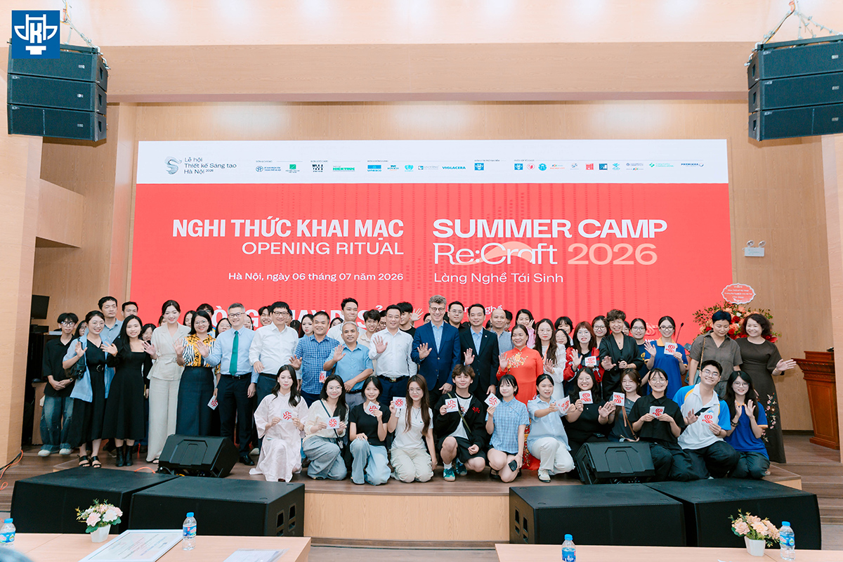 Lễ khai mạc Xưởng thiết kế mùa hè ReCraft 2026 đánh thức di sản làng nghề truyền thống