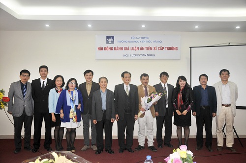 Nghiên cứu sinh Lương Tiến Dũng bảo vệ thành công Luận án Tiến sĩ chuyên ngành Quản lý đô thị và Công trình