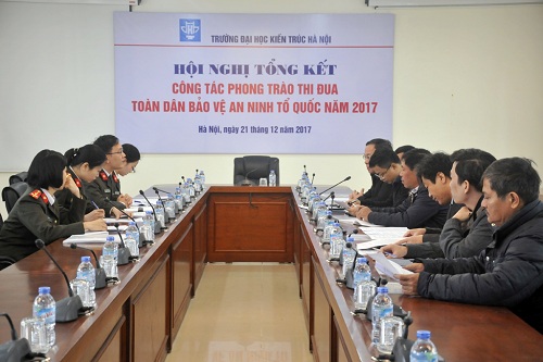 Hội nghị tổng kết phong trào toàn dân bảo vệ an ninh Tổ quốc năm 2017