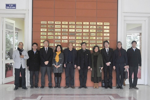 Hiệu trưởng Trường Đại học Kiến trúc Hà Nội tiếp và làm việc với đại diện Công ty Nikken Sekkei Nhật Bản